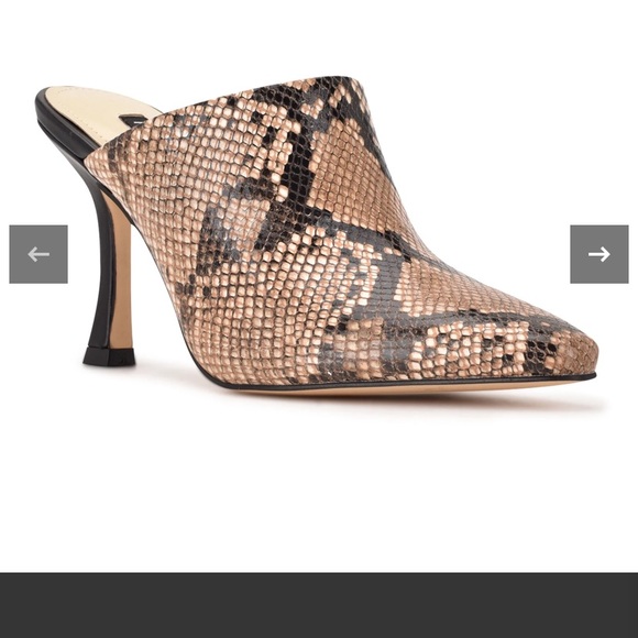 Nine west Ciao high heel mules shoes - Picture 2 of 8